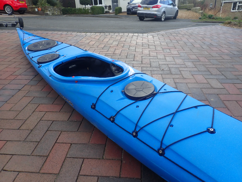 P&H Kayak Scorpio MKII MV avec dérive Bleu USAGÉ